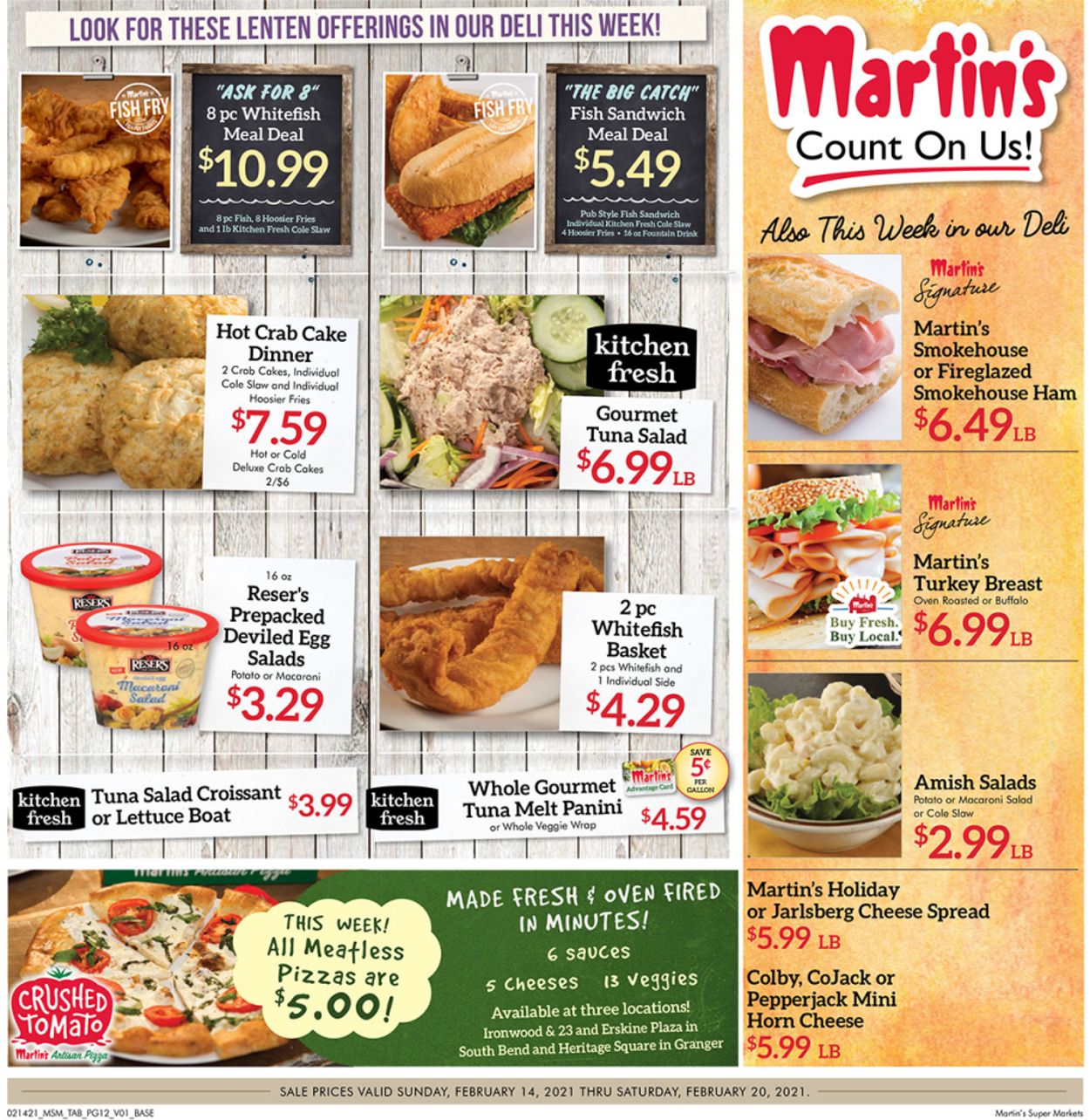 Martin’s Ad from 02/14/2021