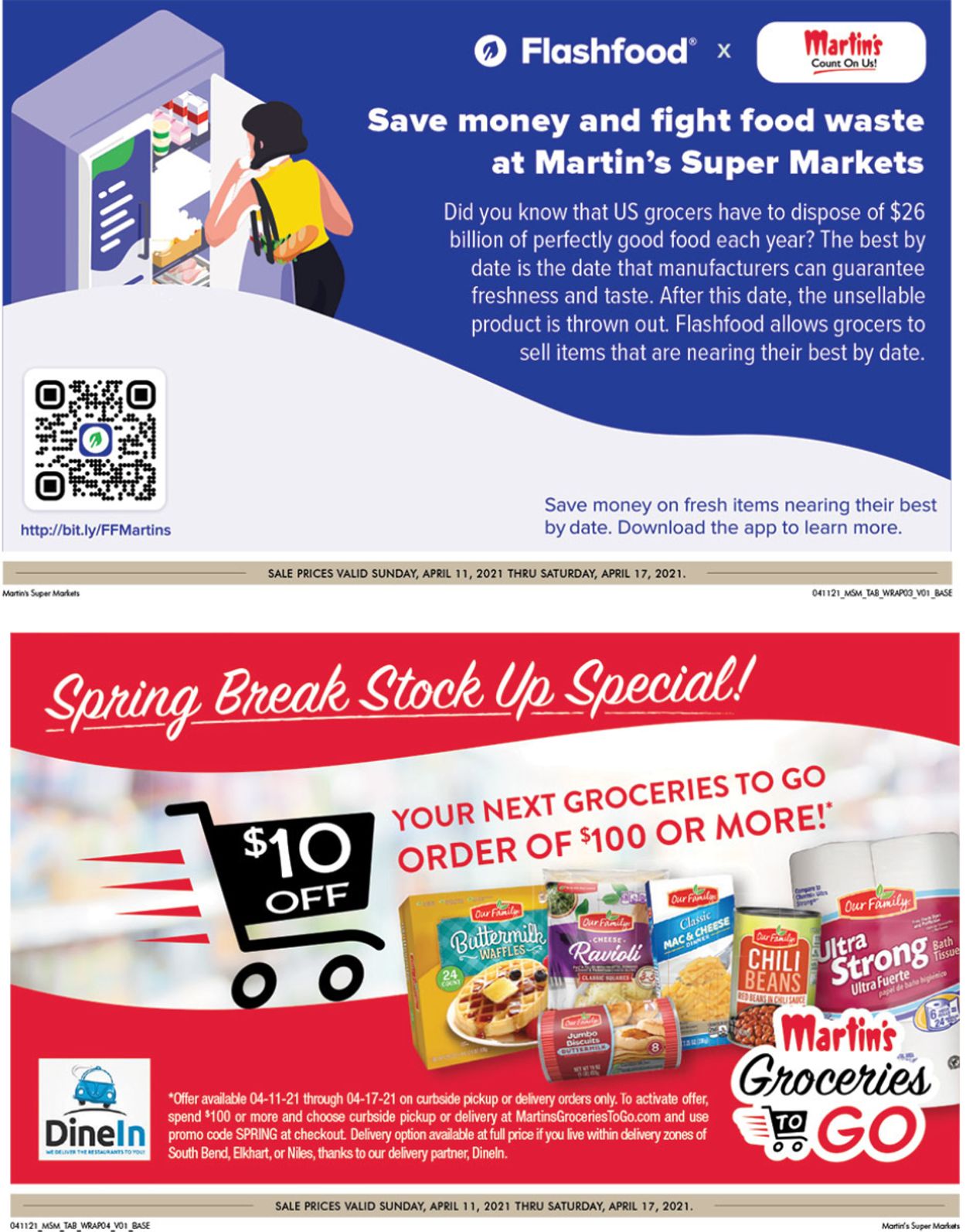 Martin’s Ad from 04/11/2021