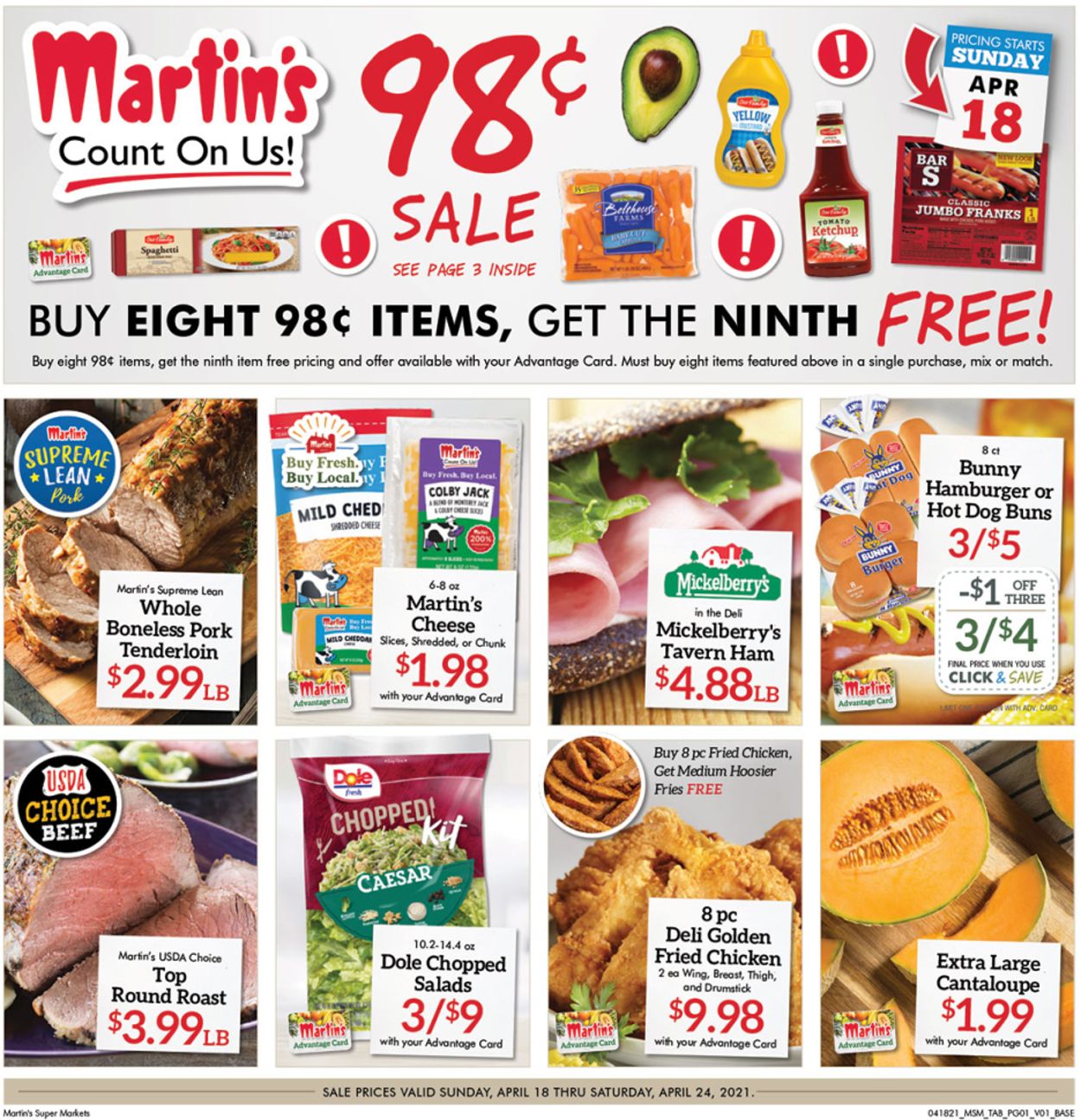 Martin’s Ad from 04/18/2021