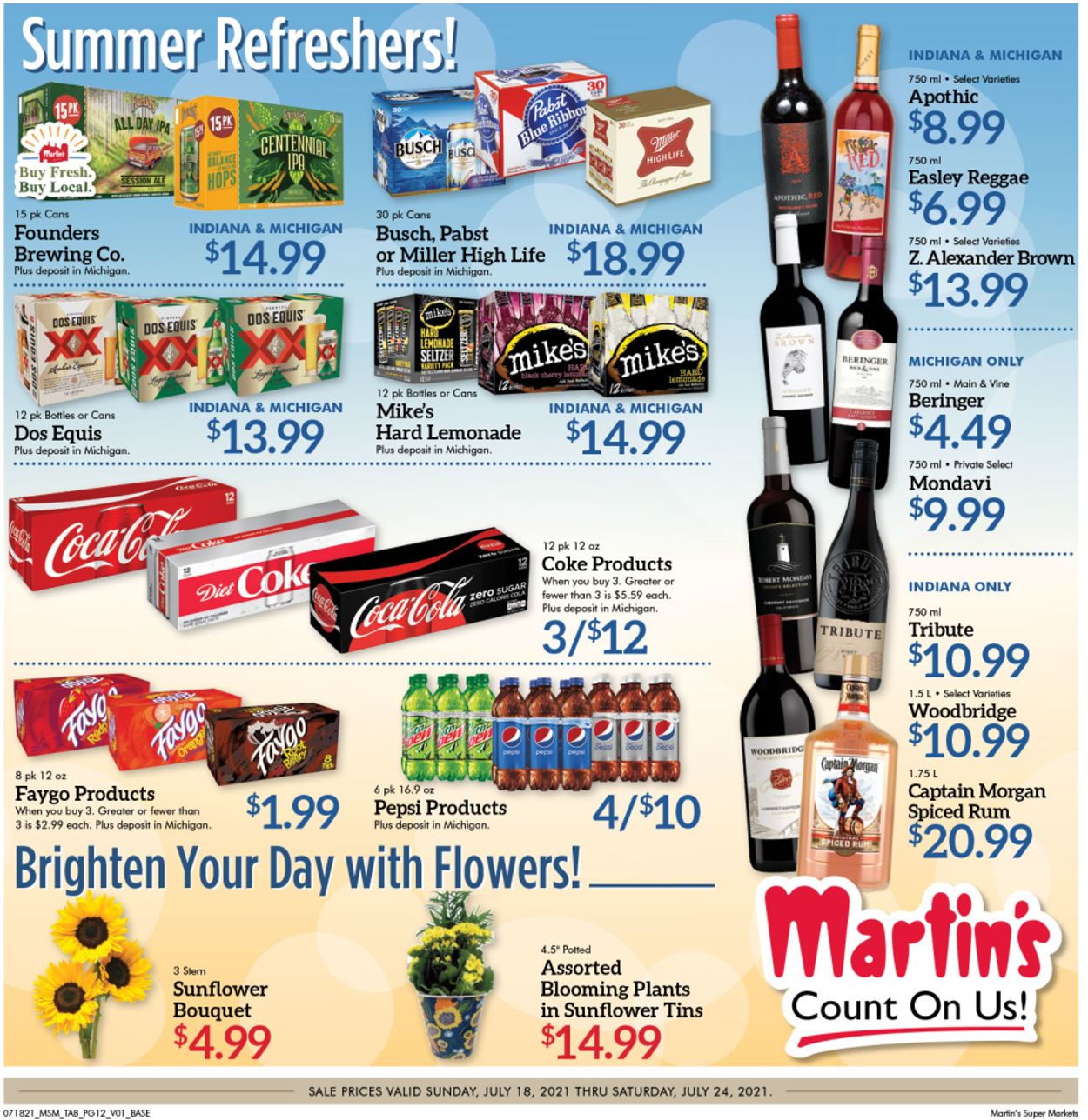 Martin’s Ad from 07/18/2021