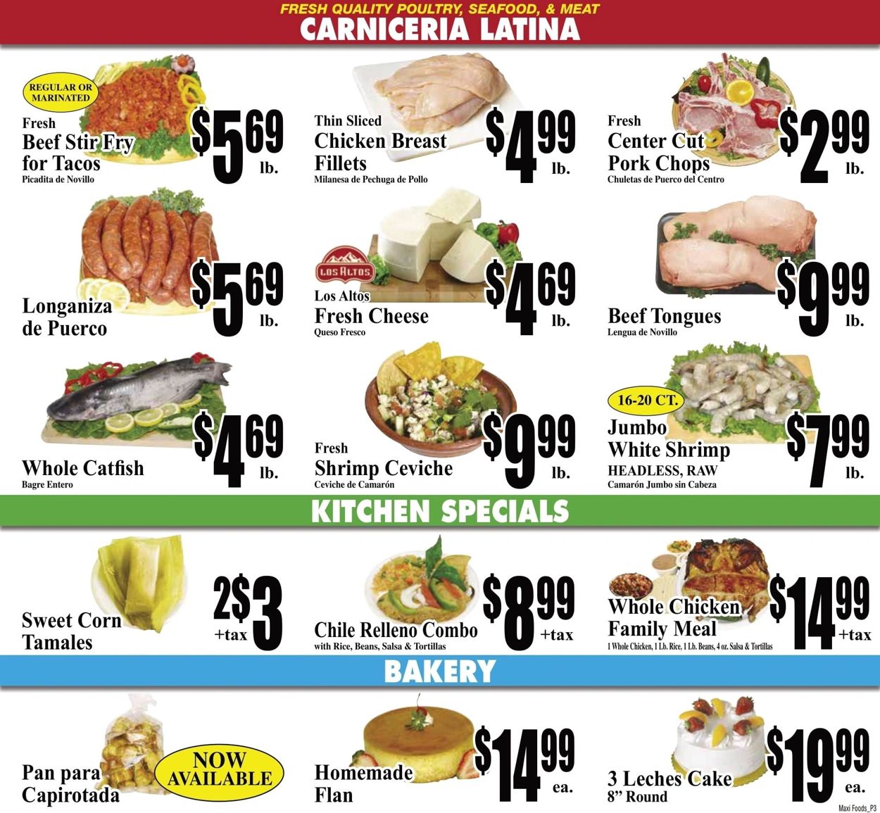 Maxi Foods Ad from 03/09/2022