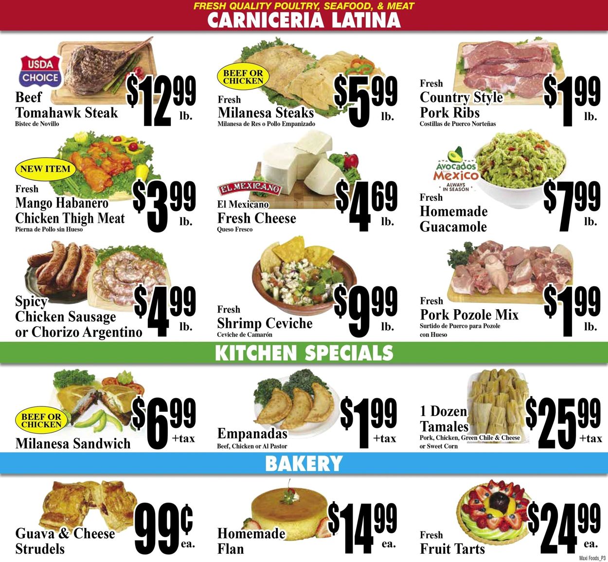 Maxi Foods Ad from 04/13/2022