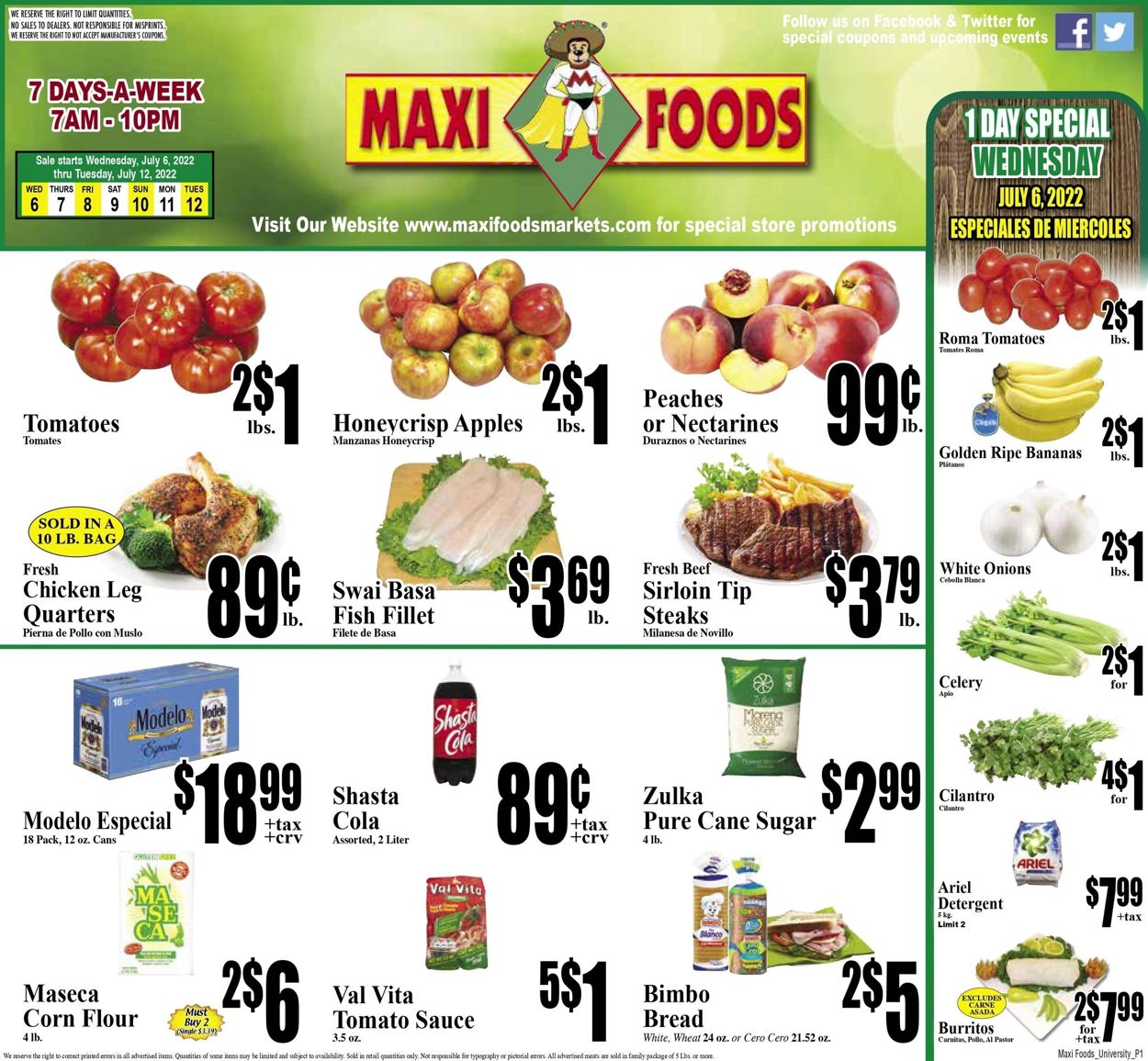 Maxi Foods Ad from 07/06/2022