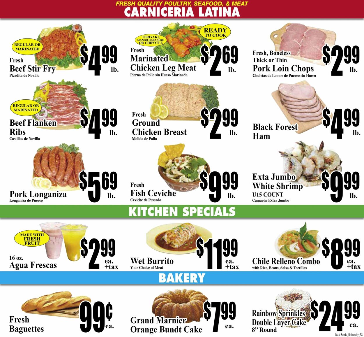 Maxi Foods Ad from 04/26/2023