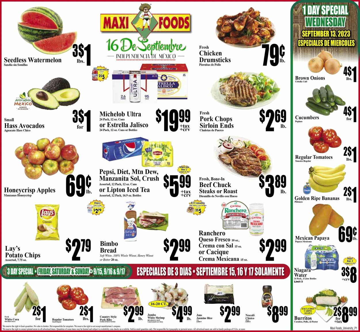 Maxi Foods Ad from 09/06/2023