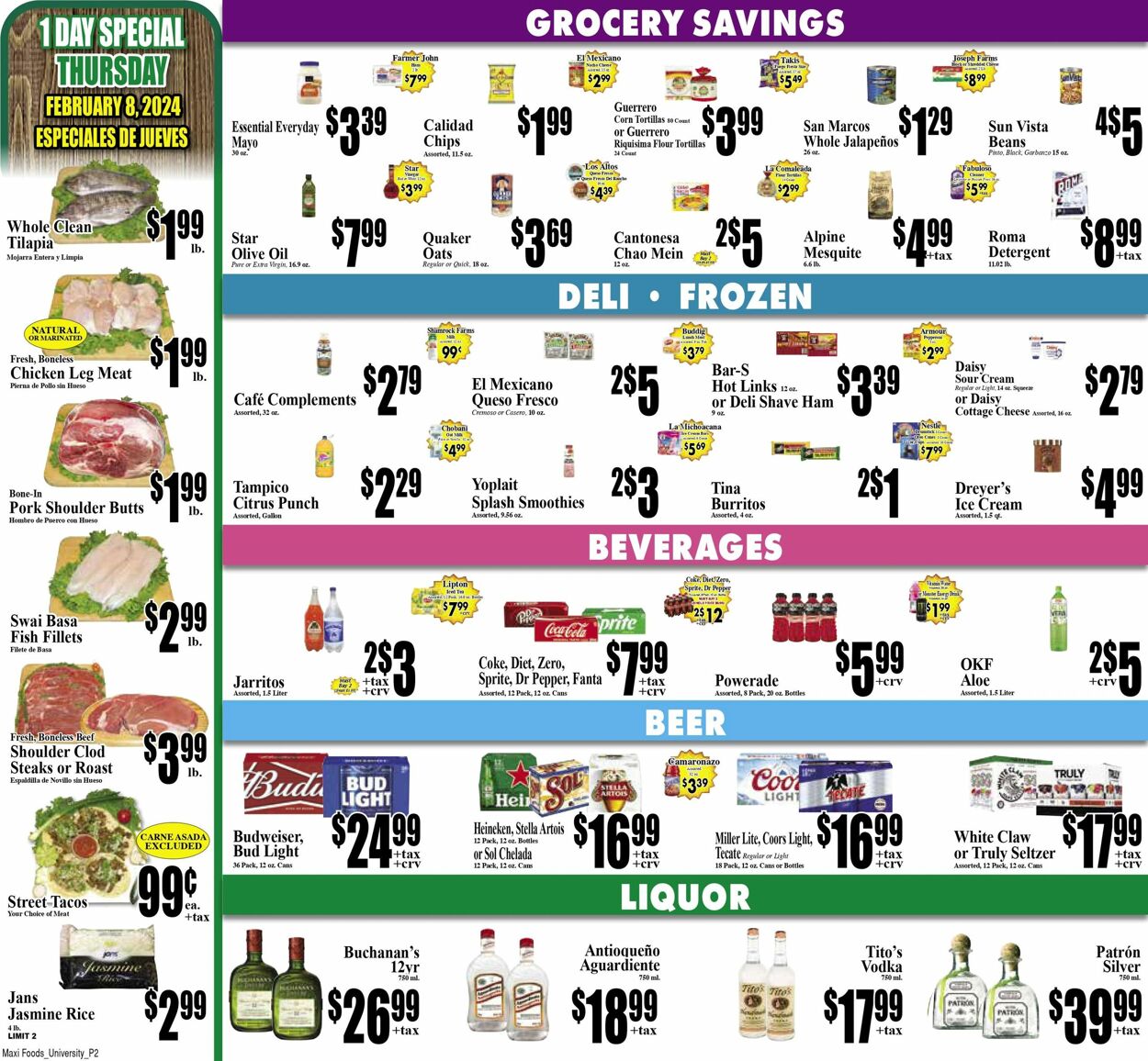 Maxi Foods Ad from 01/31/2024