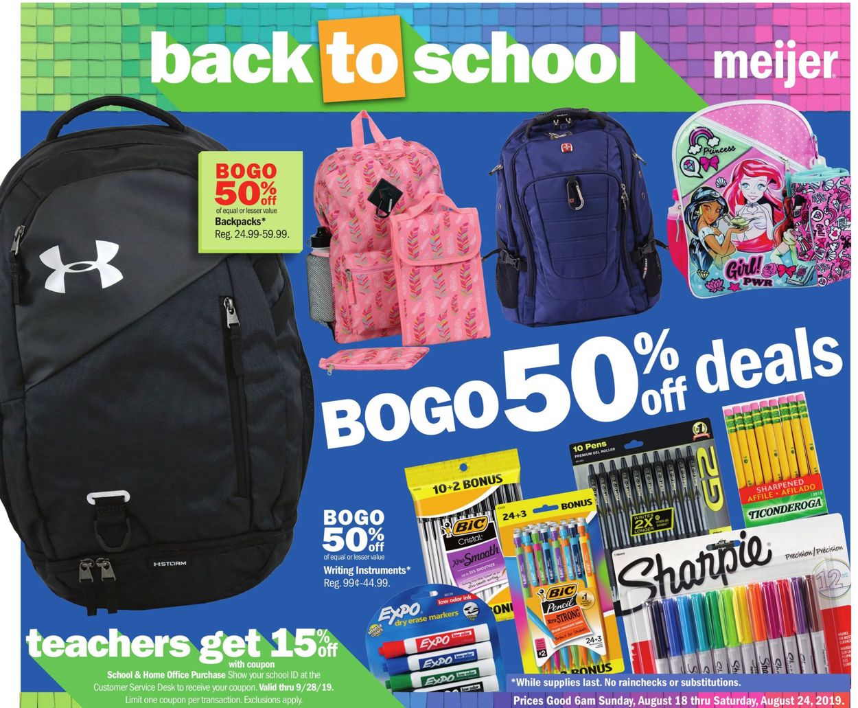 Meijer Ad from 08/18/2019