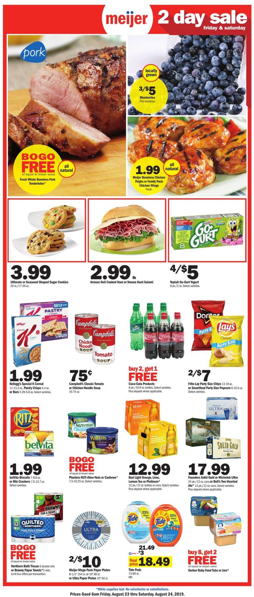 Meijer Ad from 08/23/2019