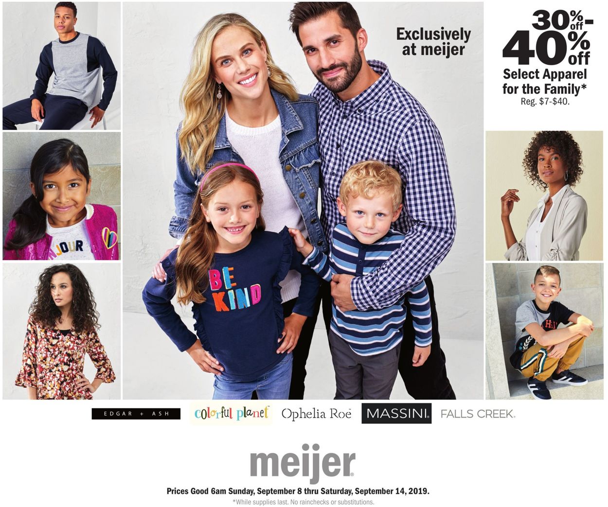Meijer Ad from 09/08/2019