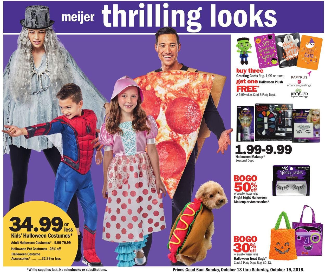 Meijer Ad from 10/13/2019