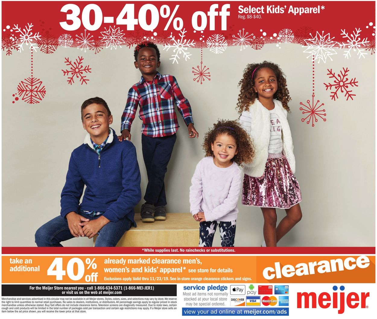Meijer Ad from 11/17/2019