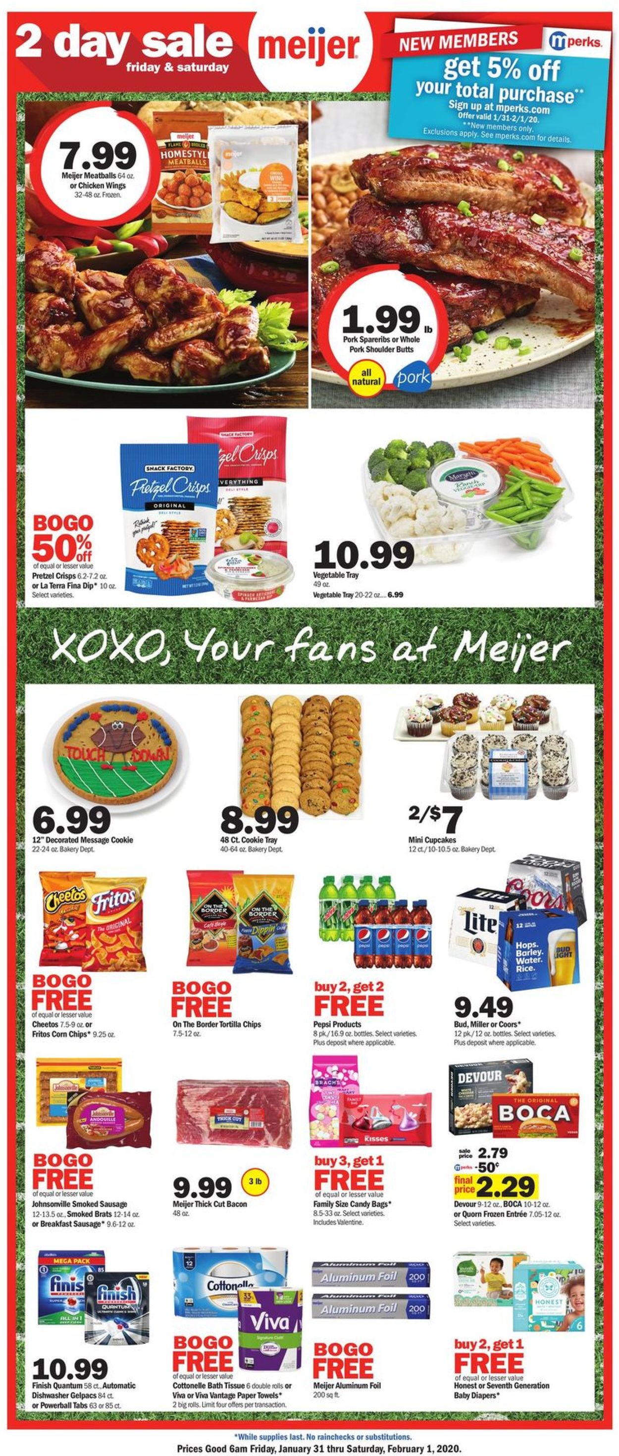 Meijer Ad from 01/31/2020