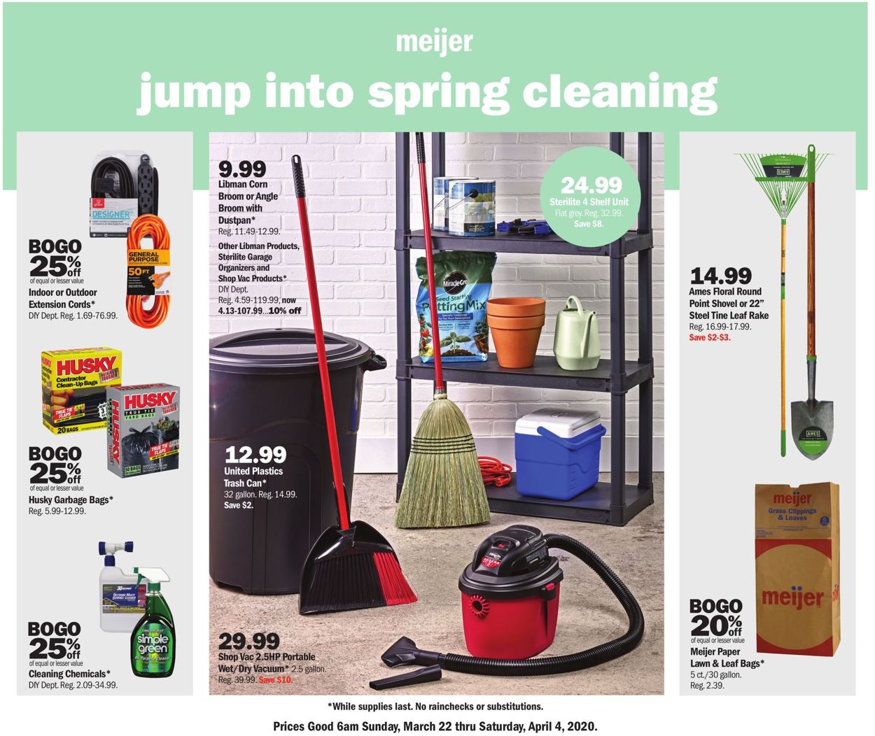 Meijer Ad from 03/22/2020