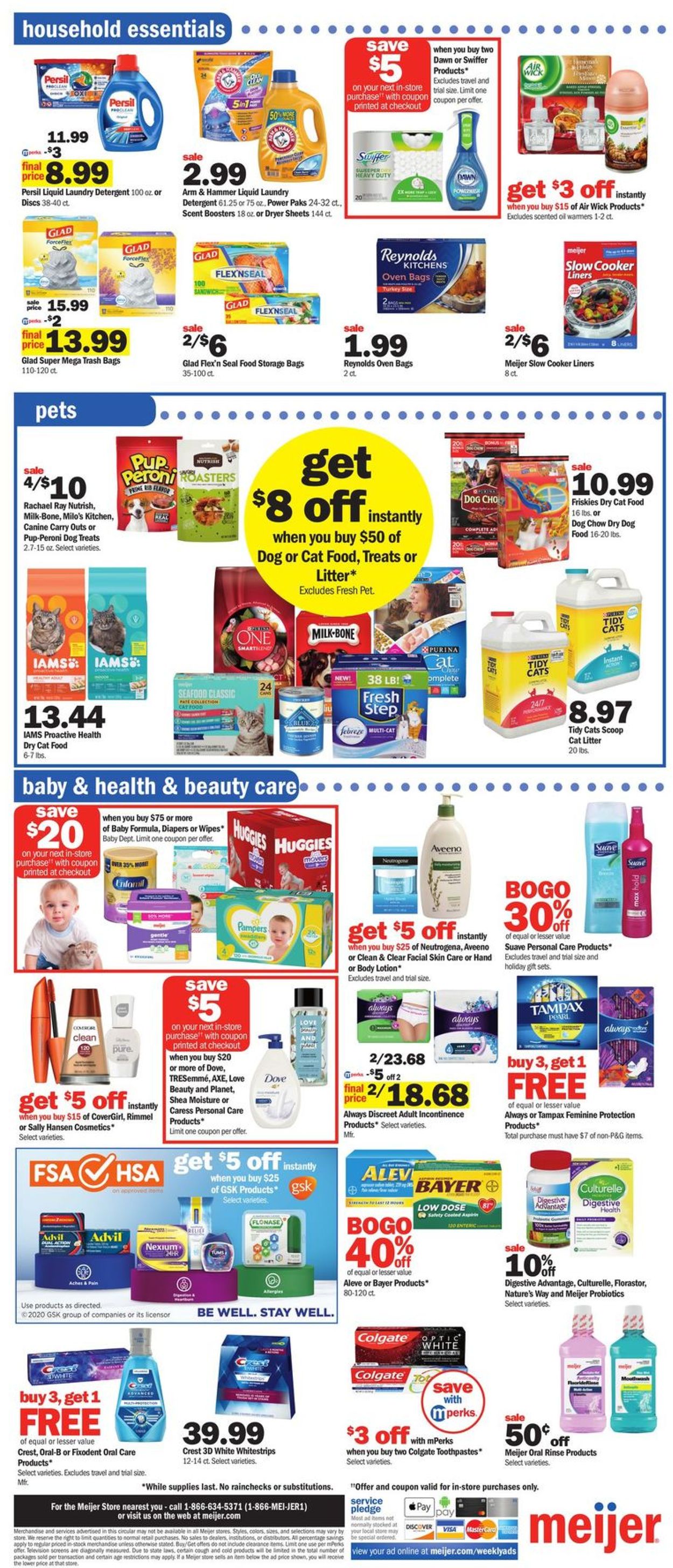 Meijer Ad from 11/08/2020