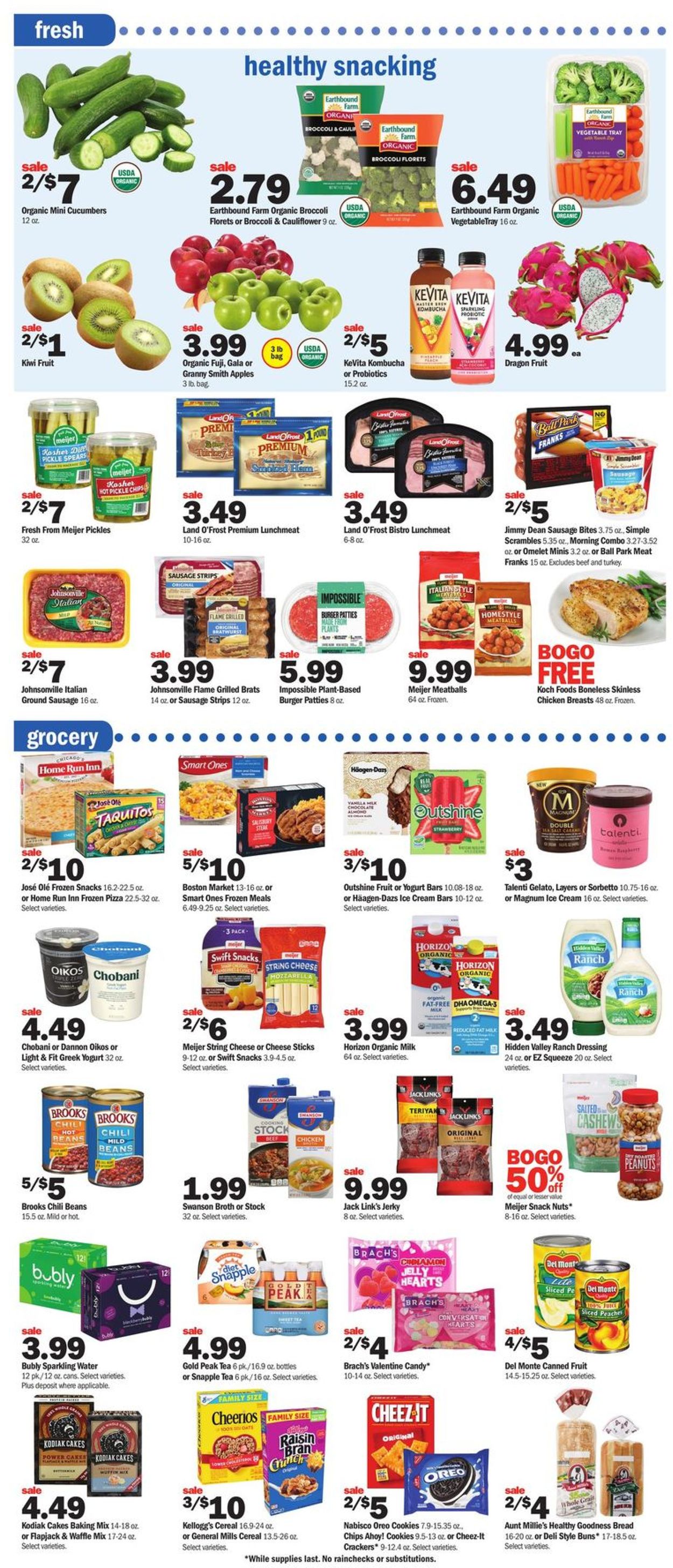Meijer Ad from 01/10/2021