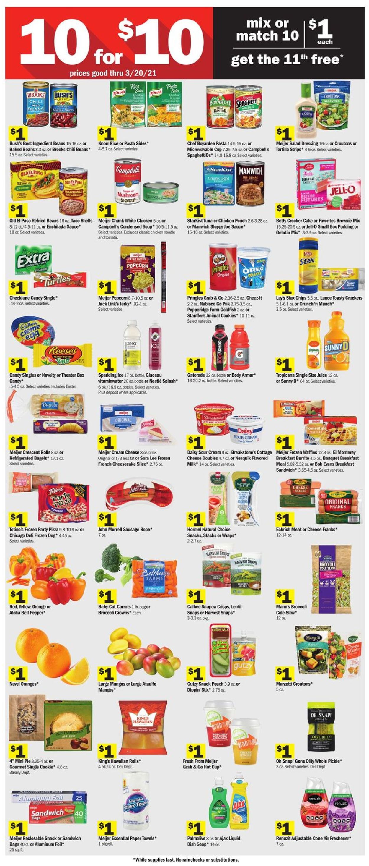 Meijer Ad from 03/14/2021