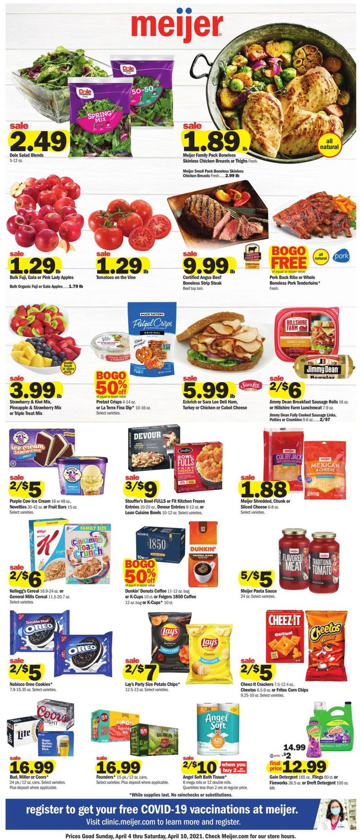 Meijer Ad from 04/04/2021
