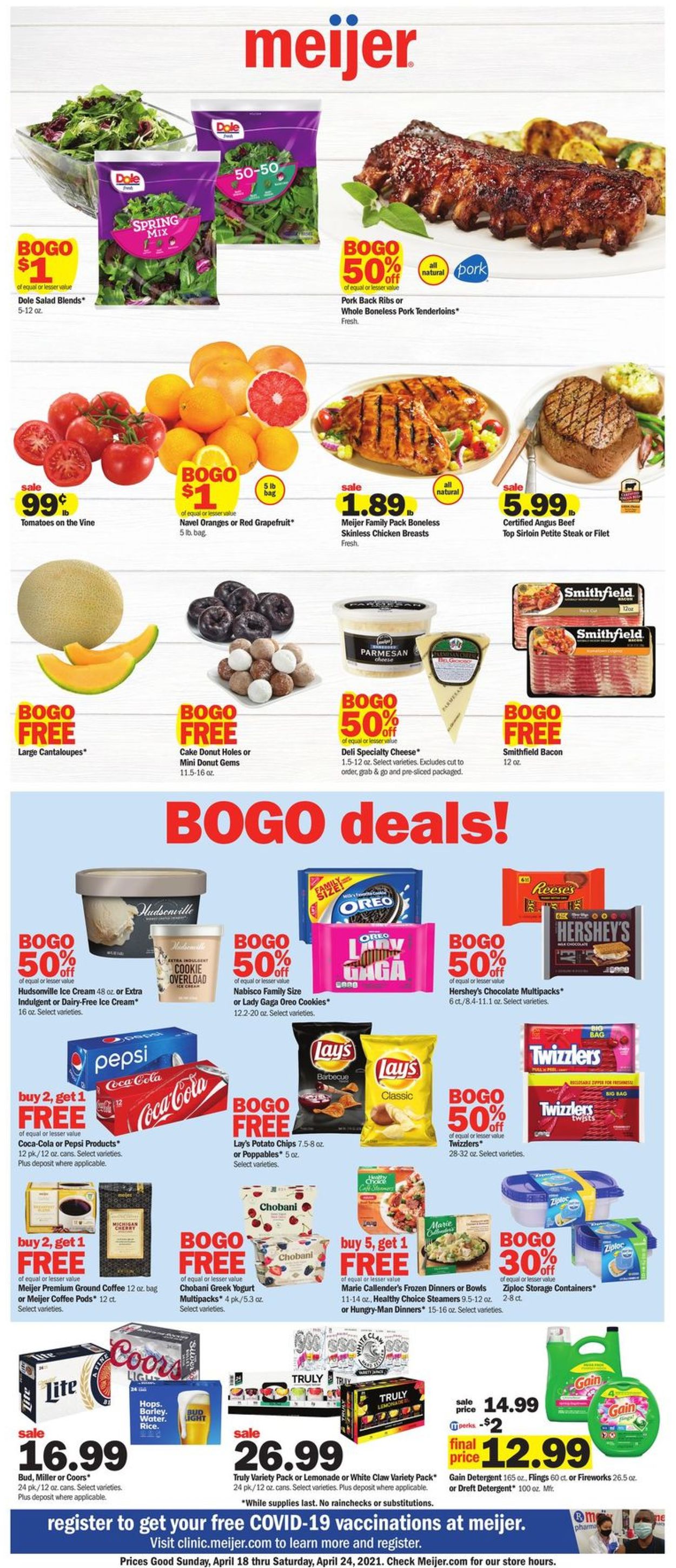 Meijer Ad from 04/18/2021