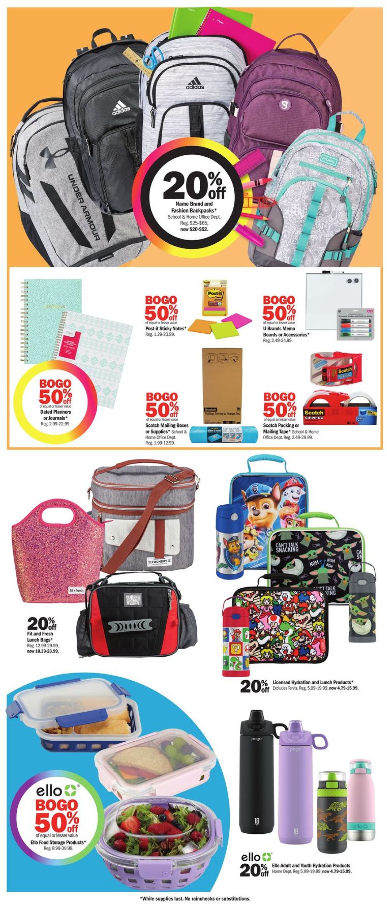 Meijer Ad from 08/01/2021