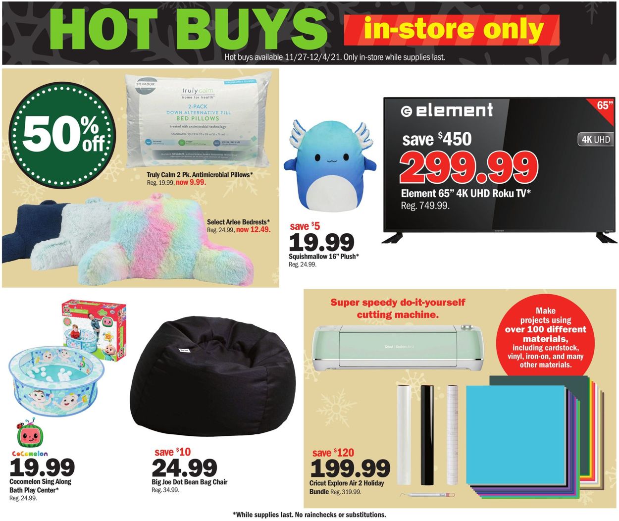 Meijer Ad from 11/27/2021