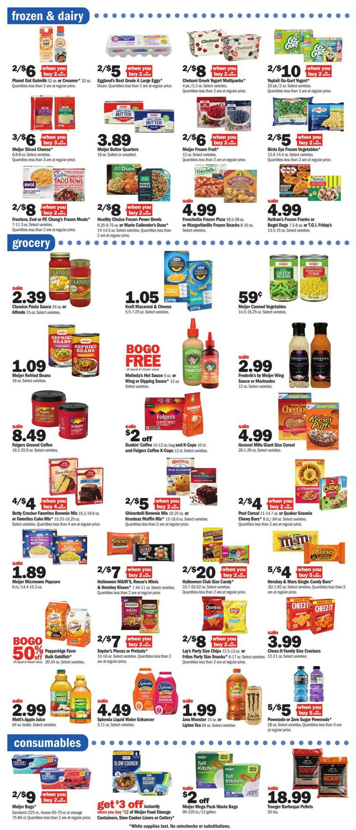 Meijer Ad from 09/11/2022