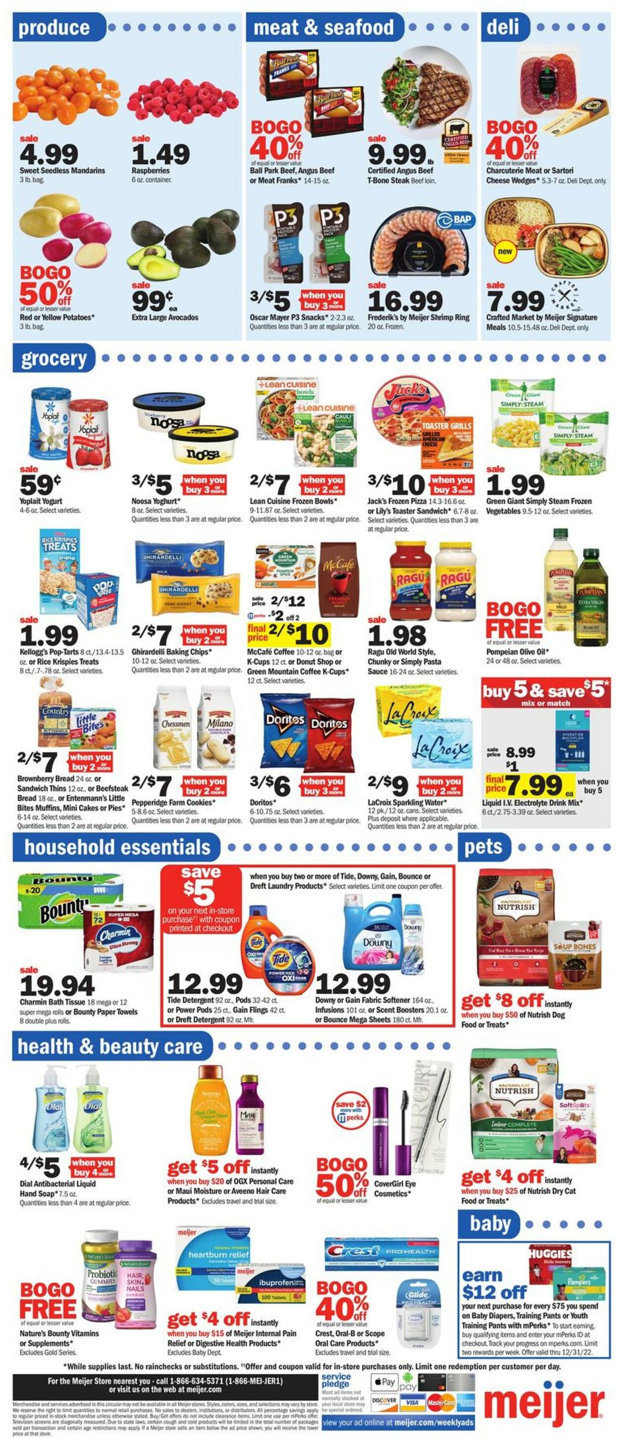 Meijer Ad from 10/23/2022