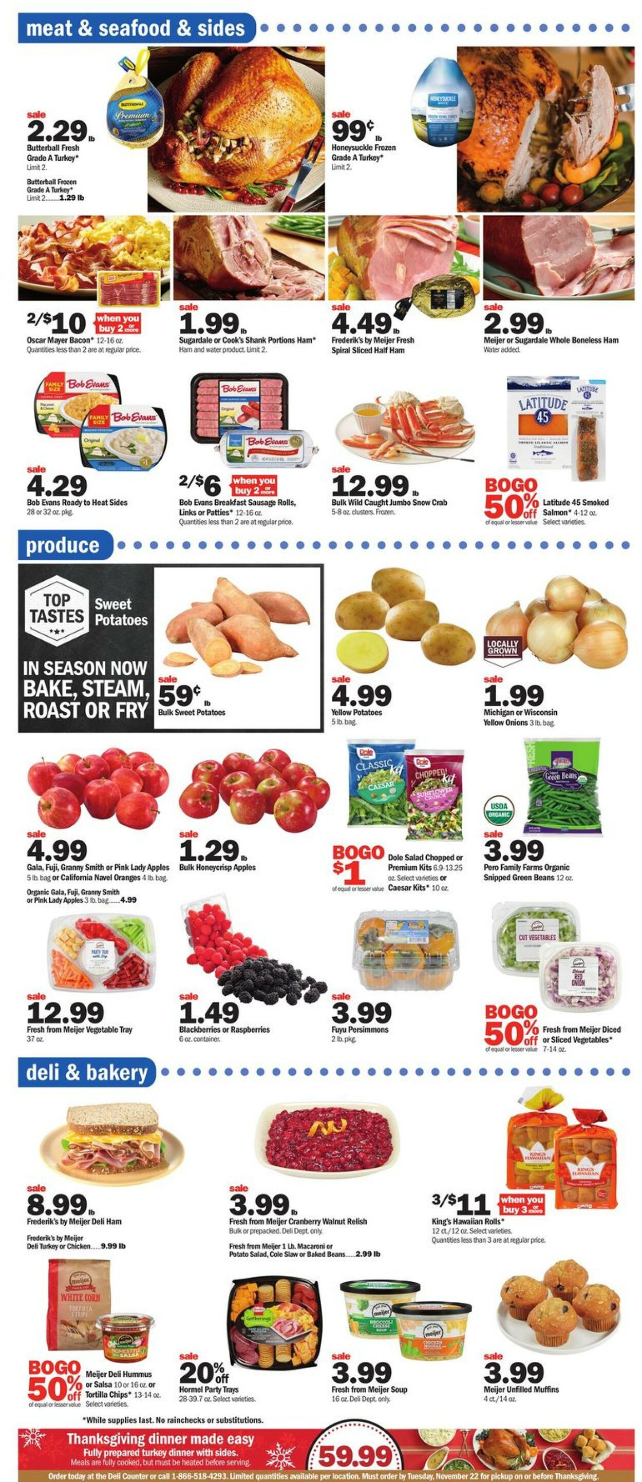 Meijer Ad from 11/20/2022