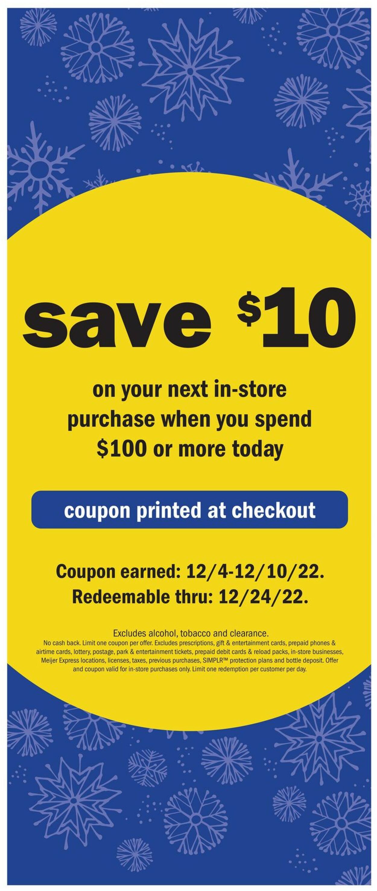 Meijer Ad from 12/11/2022