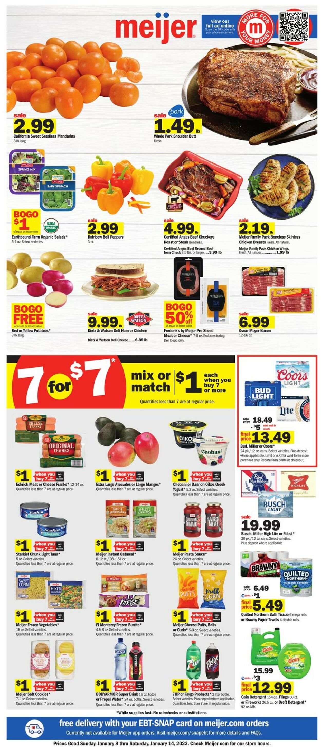 Meijer Ad from 01/08/2023
