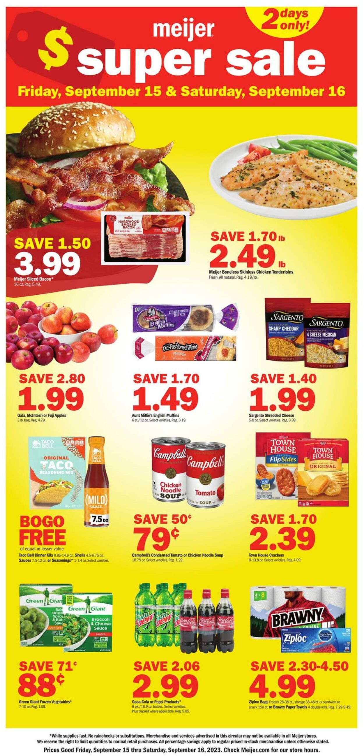 Meijer Ad from 09/15/2023