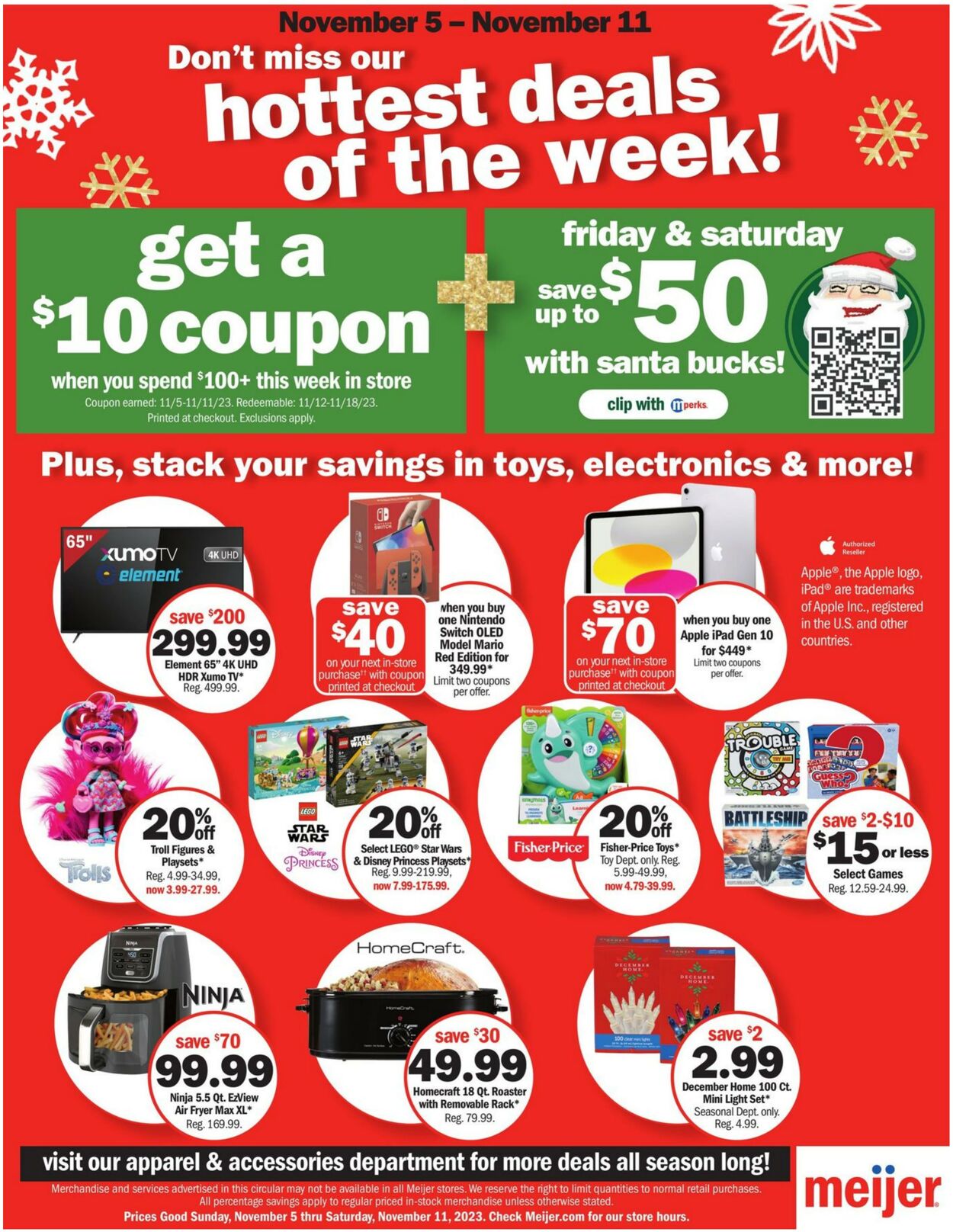 Meijer Ad from 11/05/2023