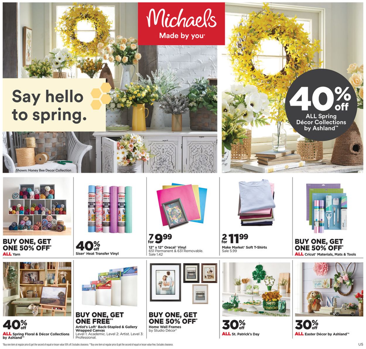 Michaels Ad from 02/20/2022