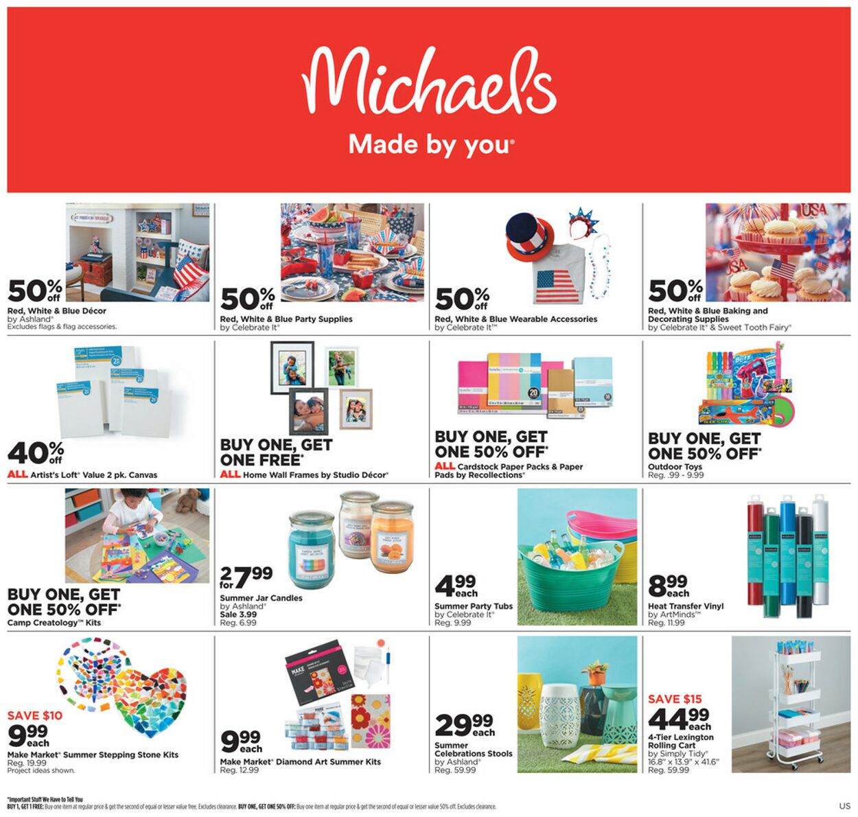 Michaels Ad from 06/19/2023