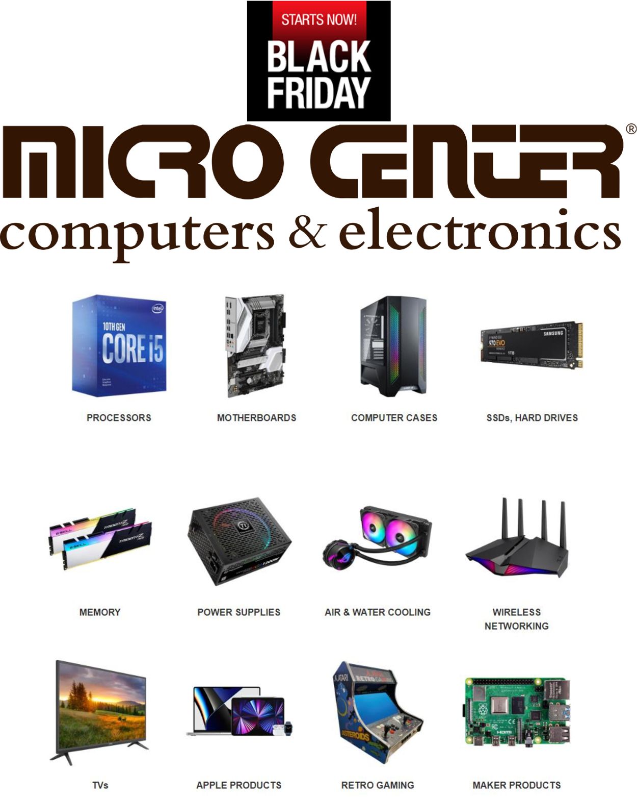 Micro Center Ad from 11/16/2021