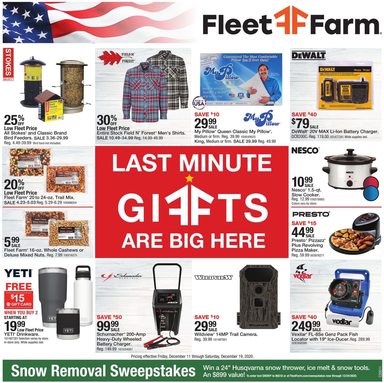 Mills Fleet Farm Ad from 12/11/2020