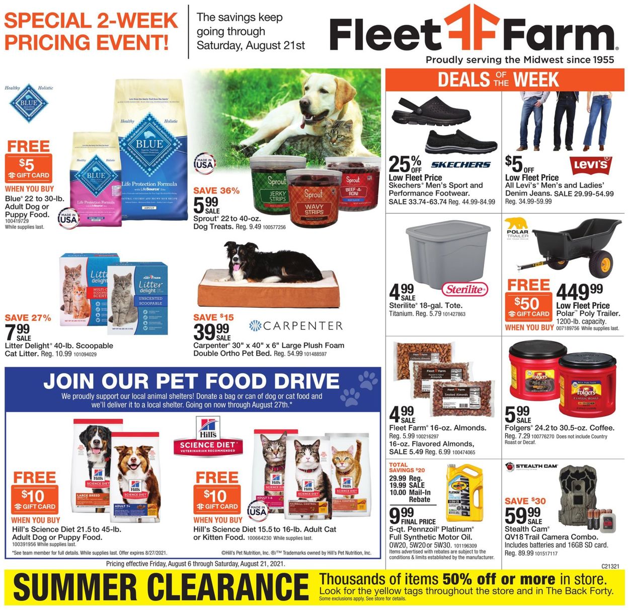 Mills Fleet Farm Ad from 08/06/2021