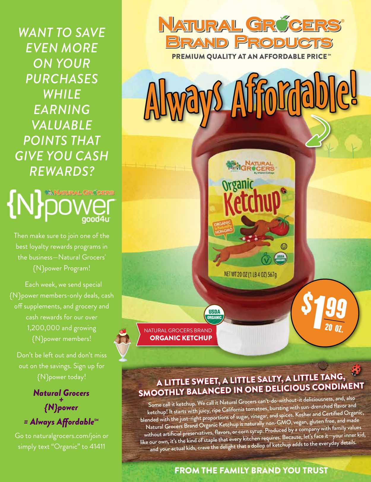 Natural Grocers Ad from 08/01/2020