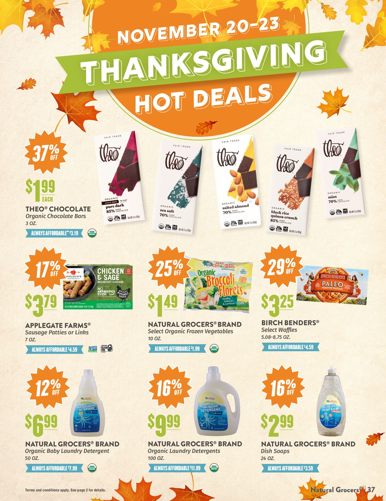 Natural Grocers Ad from 10/29/2021
