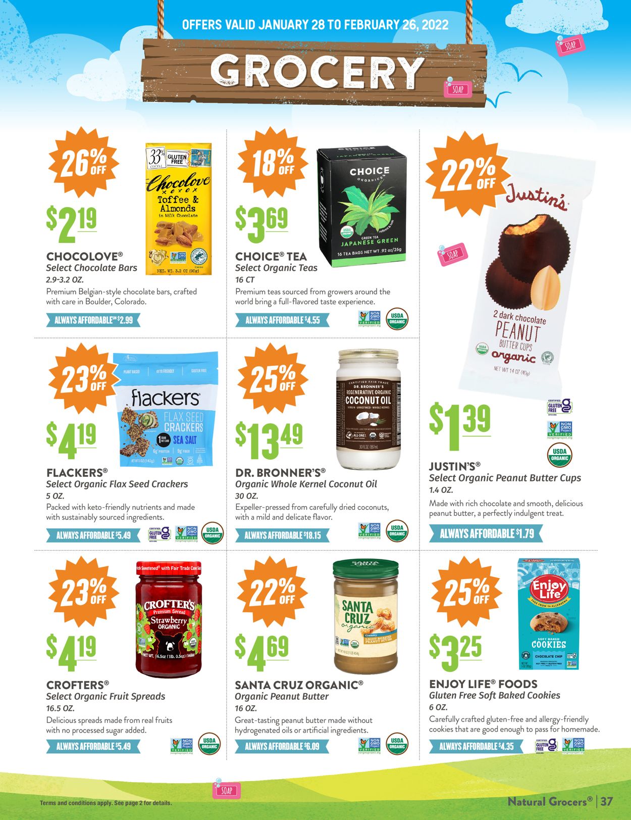 Natural Grocers Ad from 01/28/2022