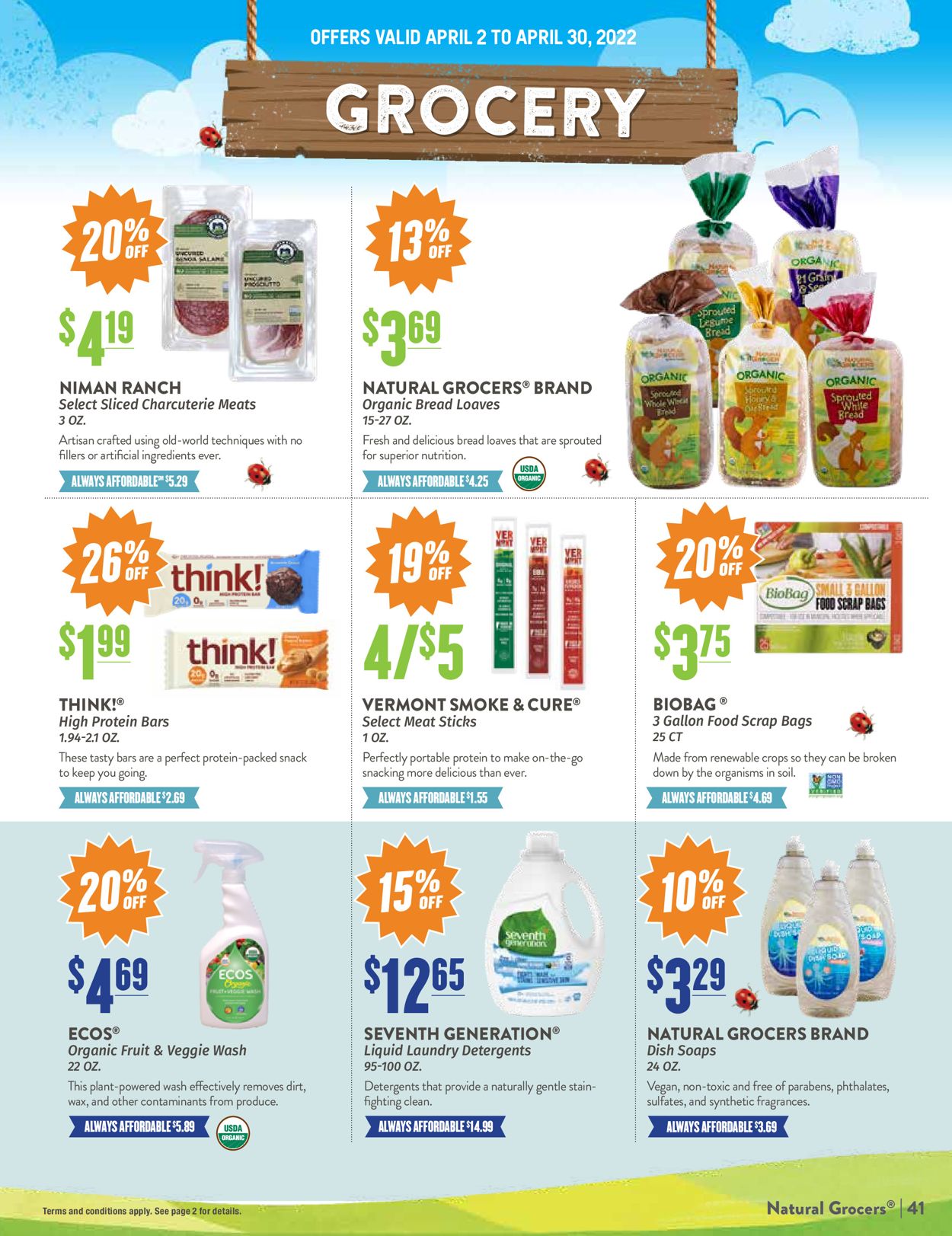 Natural Grocers Ad from 04/02/2022