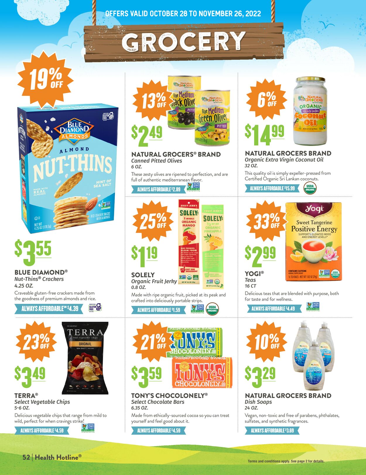 Natural Grocers Ad from 10/28/2022