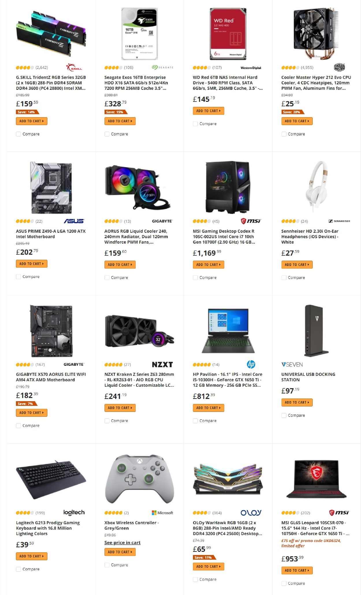 Newegg Ad from 11/24/2020