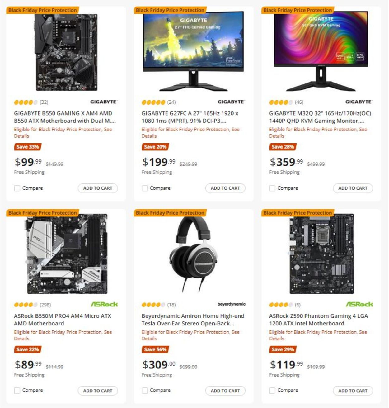 Newegg Ad from 11/16/2021