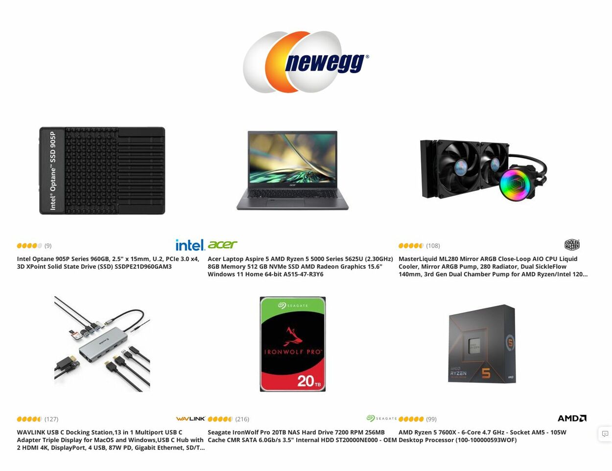 Newegg Ad from 11/10/2022