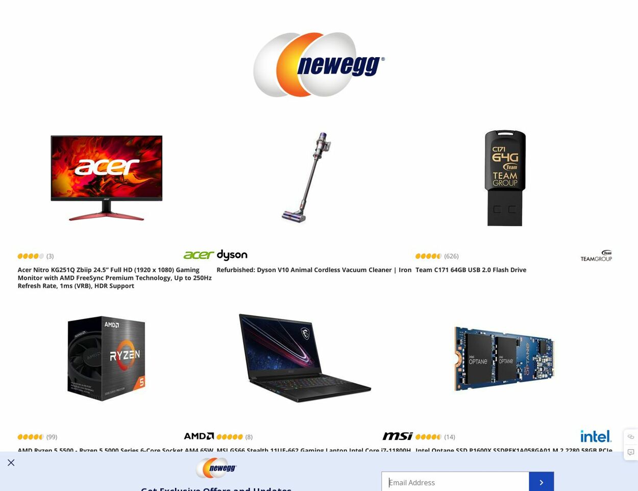 Newegg Ad from 03/09/2023
