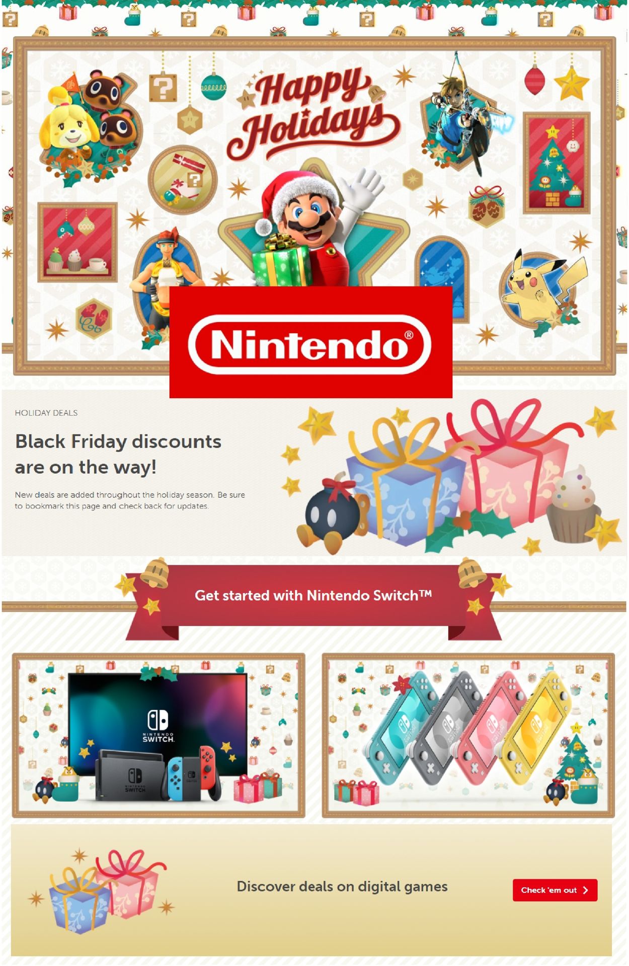 Nintendo Ad from 11/17/2020