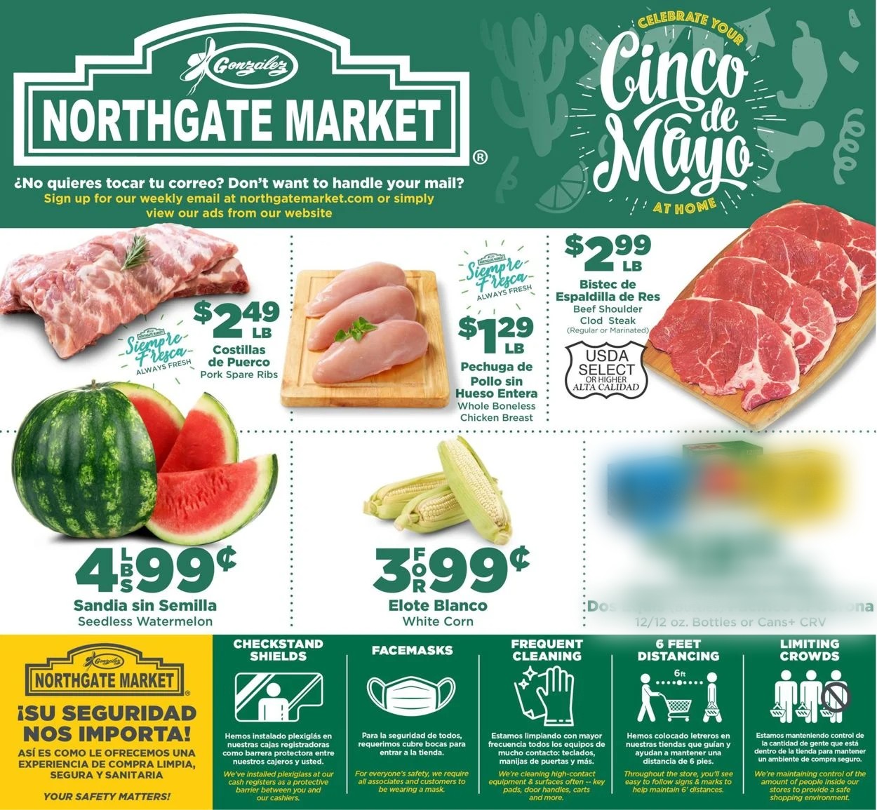 Northgate Market Ad from 04/29/2020
