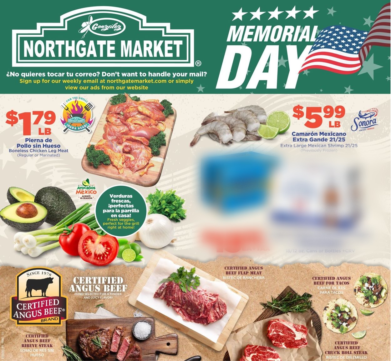 Northgate Market Ad from 05/20/2020