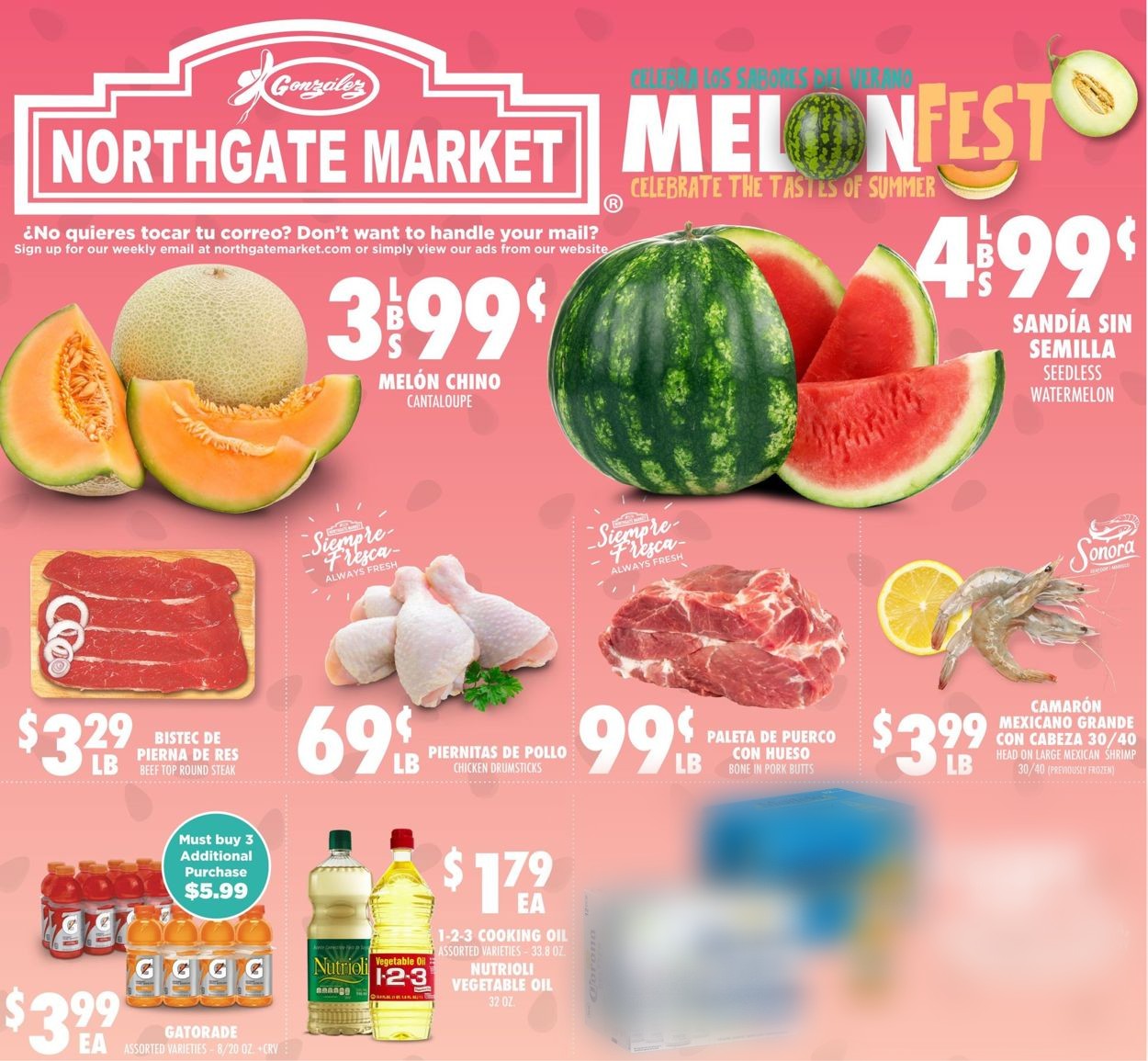 Northgate Market Ad from 07/22/2020