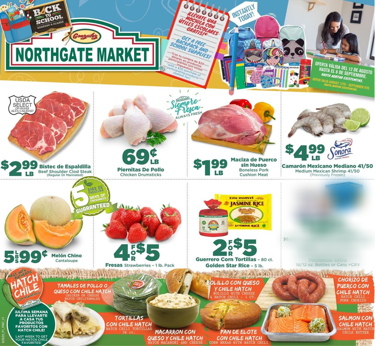 Northgate Market Ad from 08/26/2020